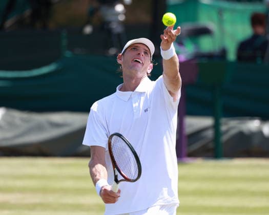 Stefanos Sakellaridis (GRE) Herren Einzel, Men s Singles, Qualifikation, Wimbledon Tennis - Wimbledon 2026 - Grand Slam ITF ATP, Tennis Herren WTA, Tennis Damen - AELTC - London - - Great Britain - 25 June 2026. *** Stefanos Sakellaridis GRE Men s Singles, Qualifying, Wimbledon Tennis, Wimbledon 2026, Grand Slam, ITF, ATP, WTA, AELTC, London, Great Britain, June 25, 2026 Copyright: xJuergenxHasenkopfx