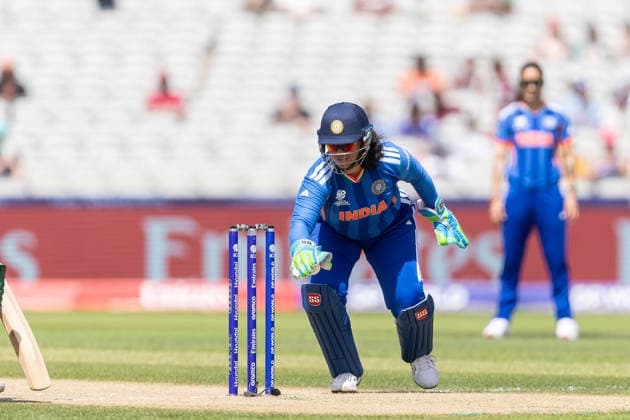 India Women v Bangladesh Women, ICC Women s T20 World Cup India Women Richa Ghosh?(wk) gathers ball during the ICC Women s T20 World Cup match between India Women and Bangladesh Women at Old Trafford, Manchester, UK on 25 June 2026. Manchester Old Trafford Greater Manchester UK Editorial use only , Copyright: xManjitxNarotrax PSI-24416-0003