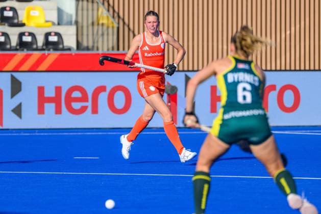 WAVER, 24-06-2026, Belfius Hockey Arena, FIH Hockey Pro League Women, Season 2025-2026. Guusje Moes during the game Australia - Netherlands (women). Australia - Netherlands (women)  x204637651x Copyright:
