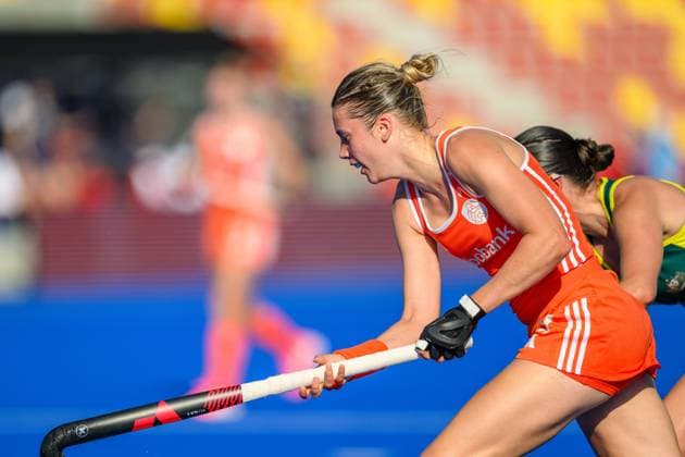 WAVER, 24-06-2026, Belfius Hockey Arena, FIH Hockey Pro League Women, Season 2025-2026. Guusje Moes during the game Australia - Netherlands (women). Australia - Netherlands (women)  x204637661x Copyright: