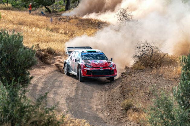 IPA86049820 - Elfyn Evans (GBR) and Scott Martin (GBR) in a Toyota GR Yaris Rally1 driving for Toyota Gazoo Racing WRT during the 8th round of the FIA WRC, Motorsport Rallye, WM EKO Acropolis Rally Greece, June 25, 2026  Copyright: xFedericoxManoni IPAxSportx xx 86049820