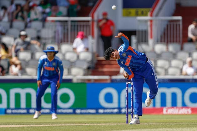 India Women v Bangladesh Women, ICC Women s T20 World Cup i4 during the ICC Women s T20 World Cup match between India Women and Bangladesh Women at Old Trafford, Manchester, UK on 25 June 2026. Manchester Old Trafford Greater Manchester UK Editorial use only , Copyright: xGeorgexFranksx PSI-24419-0018
