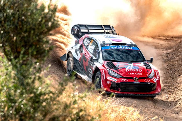 MOTORSPORTS - Rally - WRC, Motorsport Rallye, WM EKO Acropolis Rally Greece Photo by IPA ABACAPRESS.COM86049821 - Takamoto Katsuta (JPN) and Aaron Johnston (IRL) in a Toyota GR Yaris Rally1 driving for Toyota Gazoo Racing WRT during the 8th round of the FIA WRC: EKO Acropolis Rally Greece, June 25, 2026 Greece Greece  Copyright: xIPAxSport ABACAx