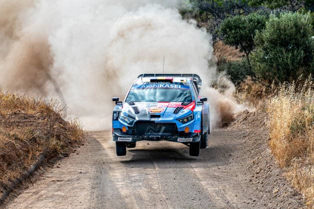 MOTORSPORTS - Rally - WRC, Motorsport Rallye, WM EKO Acropolis Rally Greece Photo by IPA ABACAPRESS.COM86049818 - Thierry Neuville (BEL) and Martijn Wydaeghe (BEL) in a Hyundai i20 N Rally1, driving for the Hyundai Shell Mobis World Rally Team during the 8th round of the FIA WRC: EKO Acropolis Rally Greece, June 25, 2026 Greece Greece  Copyright: xIPAxSport ABACAx
