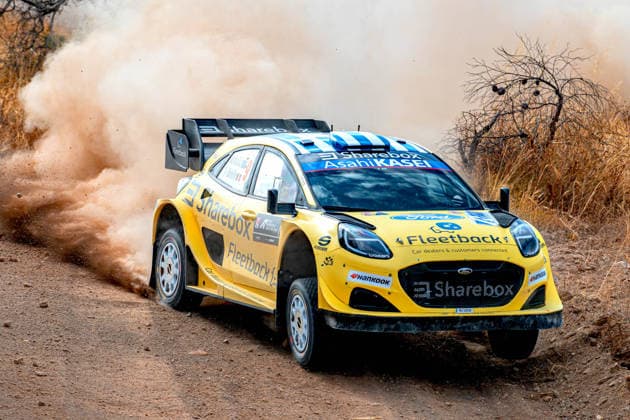 MOTORSPORTS - Rally - WRC, Motorsport Rallye, WM EKO Acropolis Rally Greece Photo by IPA ABACAPRESS.COM86049814 - Jourdan Serderidis (GRE) and Frederic Miclotte (BEL) in a Ford Puma Rally1, driving for the M Ford World Rally Team during the 8th round of the FIA WRC: EKO Acropolis Rally Greece, June 25, 2026 Greece Greece  Copyright: xIPAxSport ABACAx