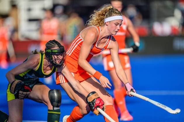 WAVER, 24-06-2026, Belfius Hockey Arena, FIH Hockey Pro League Women, Season 2025-2026. Yibbi Jansen during the game Australia - Netherlands (women). Australia - Netherlands (women)  x204638630x Copyright: