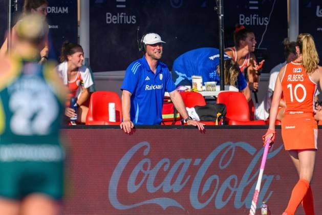 WAVER, 24-06-2026, Belfius Hockey Arena, FIH Hockey Pro League Women, Season 2025-2026. Robert Tigges during the game Australia - Netherlands (women). Australia - Netherlands (women)  x204638679x Copyright: