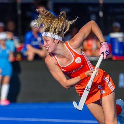 WAVER, 24-06-2026, Belfius Hockey Arena, FIH Hockey Pro League Women, Season 2025-2026. Yibbi Jansen takes a penalty corner during the game Australia - Netherlands (women). Australia - Netherlands (women)  x204638685x Copyright: