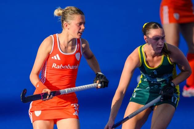 WAVER, 24-06-2026, Belfius Hockey Arena, FIH Hockey Pro League Women, Season 2025-2026. Guusje Moes during the game Australia - Netherlands (women). Australia - Netherlands (women)  x204638746x Copyright: