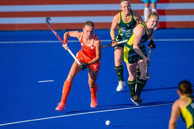 WAVER, 24-06-2026, Belfius Hockey Arena, FIH Hockey Pro League Women, Season 2025-2026. Daantje de Kruijff during the game Australia - Netherlands (women). Australia - Netherlands (women)  x204638755x Copyright: