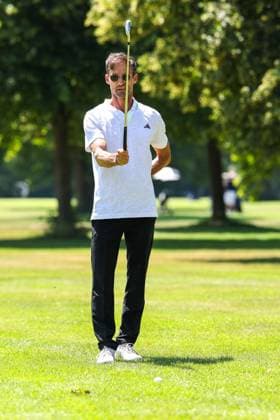 Sven Hannawald, Charity-Golfturnier, Golf, 25.06.2026 Neuburg an der Donau Bayern Deutschland *** Sven Hannawald, Charity Golf Tournament, Golf, June 25, 2026, Neuburg an der Donau, Bavaria, Germany Copyright: xkolbert-press ChristianxKolbertx