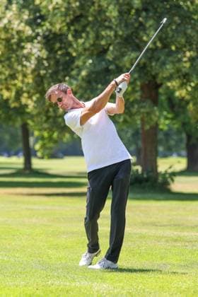 Sven Hannawald, Charity-Golfturnier, Golf, 25.06.2026 Neuburg an der Donau Bayern Deutschland *** Sven Hannawald, Charity Golf Tournament, Golf, June 25, 2026, Neuburg an der Donau, Bavaria, Germany Copyright: xkolbert-press ChristianxKolbertx