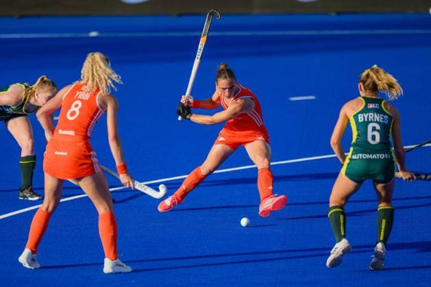 WAVER, 24-06-2026, Belfius Hockey Arena, FIH Hockey Pro League Women, Season 2025-2026. Lisa Post during the game Australia - Netherlands (women). Australia - Netherlands (women)  x204638792x Copyright: