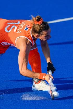 WAVER, 24-06-2026, Belfius Hockey Arena, FIH Hockey Pro League Women, Season 2025-2026. Frederique Matla takes a penalty corner during the game Australia - Netherlands (women). Australia - Netherlands (women)  x204638803x Copyright: