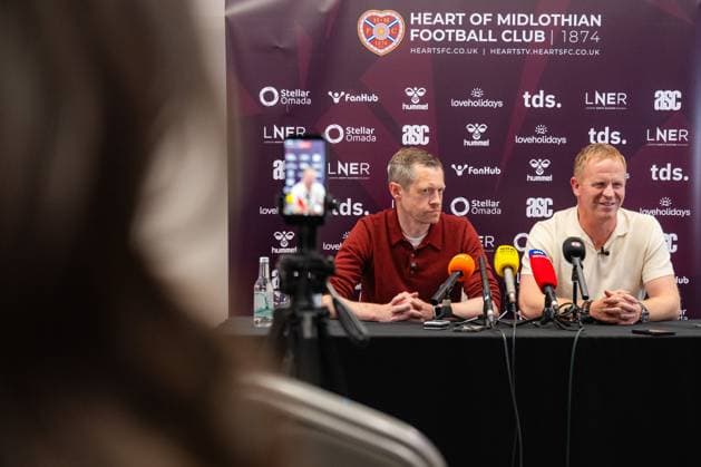 Edinburgh, Scotland, 06.25.2026. Belgium coach Wouter Vrancken is confirmed as Derek McInnes successor at Hearts Fc at Tynecastle stadium in Edinburgh. Heart of Midlothian press conference, PK, Pressekonferenz to Unveil their New Manager, Football, Tynecastle Park, Edinburgh, Scotland, UK - 25 Jun 2026Edinburgh Tynecastle Park United Kingdom  Copyright: xEuanxCherry Shutterstockx 16961552l