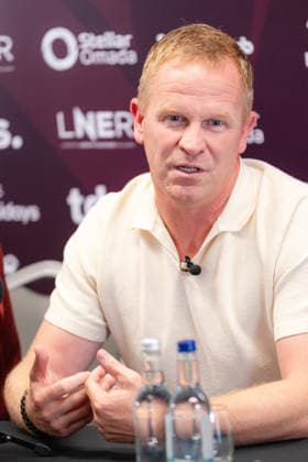 Edinburgh, Scotland, 06.25.2026. Belgium coach Wouter Vrancken is confirmed as Derek McInnes successor at Hearts Fc at Tynecastle stadium in Edinburgh. Heart of Midlothian press conference, PK, Pressekonferenz to Unveil their New Manager, Football, Tynecastle Park, Edinburgh, Scotland, UK - 25 Jun 2026Edinburgh Tynecastle Park United Kingdom  Copyright: xEuanxCherry Shutterstockx 16961552u