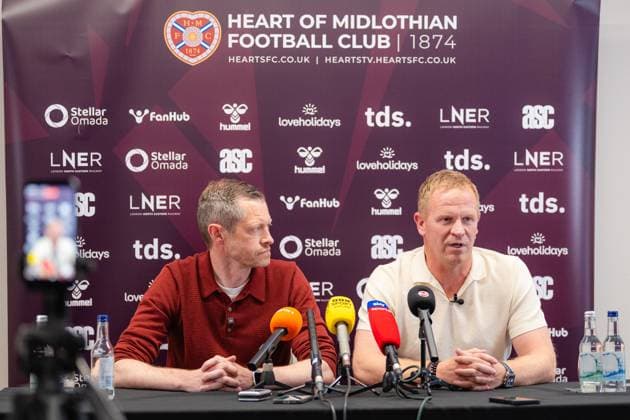 Edinburgh, Scotland, 06.25.2026. Belgium coach Wouter Vrancken is confirmed as Derek McInnes successor at Hearts Fc at Tynecastle stadium in Edinburgh. Heart of Midlothian press conference, PK, Pressekonferenz to Unveil their New Manager, Football, Tynecastle Park, Edinburgh, Scotland, UK - 25 Jun 2026Edinburgh Tynecastle Park United Kingdom  Copyright: xEuanxCherry Shutterstockx 16961552p