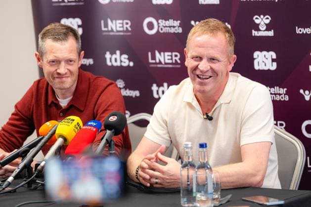 Edinburgh, Scotland, 06.25.2026. Belgium coach Wouter Vrancken is confirmed as Derek McInnes successor at Hearts Fc at Tynecastle stadium in Edinburgh. Heart of Midlothian press conference, PK, Pressekonferenz to Unveil their New Manager, Football, Tynecastle Park, Edinburgh, Scotland, UK - 25 Jun 2026Edinburgh Tynecastle Park United Kingdom  Copyright: xEuanxCherry Shutterstockx 16961552x