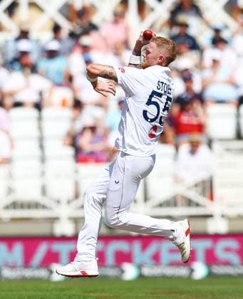Ben Stokes of England bowling England v New Zealand, Third Test, Day One, Rothesay Test Match Series, Cricket, Trent Bridge, Nottingham, UK - 25 Jun 2026Nottingham Trent Bridge United Kingdom EDITORIAL USE ONLY No use with unauthorised audio, video, data, fixture lists, club league logos or live services. Online in-match use limited to 120 images, no video emulation. No use in betting, games or single club league player publications.  Copyright: xMattxWest Shutterstockx 16957749ap
