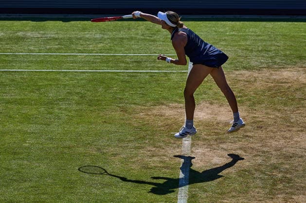 June 25, 2026, Bad Homburg, Hessen, Germany: Elena-Gabriela Ruse of Romania serves during the BAD HOMBURG OPEN powered by SOLARWATTT- WTA500 - Womens Tennis, 25.6.2026 in Bad Homburg (Tennis-Club Bad Homburg), Germany Tennis 2026: WTA, Tennis Damen Bad Hombug Open: Quarterfinal: RUSE 6:4 6:2 NAVARO  - ZUMAs343 20260625_zsp_s343_053 Copyright: xMathiasxSchulzx
