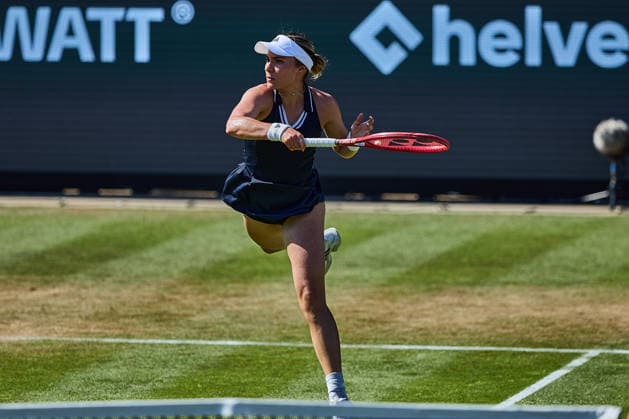 June 25, 2026, Bad Homburg, Hessen, Germany: Elena-Gabriela Ruse of Romania returns with forehand during the BAD HOMBURG OPEN powered by SOLARWATTT- WTA500 - Womens Tennis, 25.6.2026 in Bad Homburg (Tennis-Club Bad Homburg), Germany Tennis 2026: WTA, Tennis Damen Bad Hombug Open: Quarterfinal: RUSE 6:4 6:2 NAVARO  - ZUMAs343 20260625_zsp_s343_058 Copyright: xMathiasxSchulzx