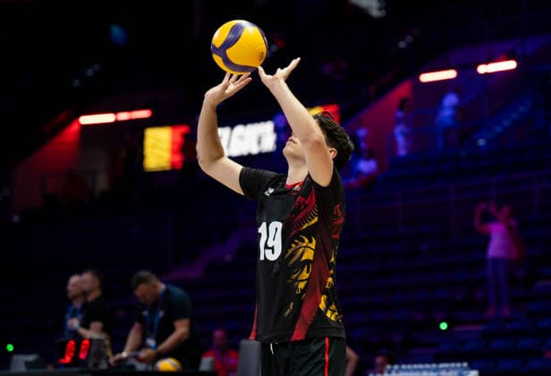China V Belgium - VNL 2026 Men s Volleyball Nations League. Gorik Lantsoght competes during the Men s VNL FIVB Volleyball Nations League match between China and Belgium at PreZero Arena in Gliwice, Poland, on June 25, 2026. Gliwice Poland  Copyright: xMarcinxGolbax originalFilename:golba-chinavbe260625_npfGU.jpg