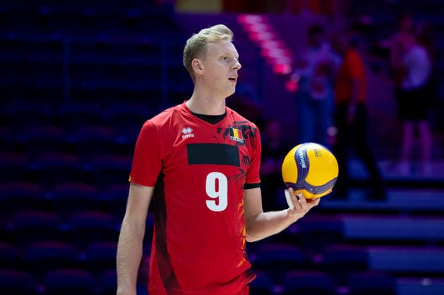 China V Belgium - VNL 2026 Men s Volleyball Nations League. Wout D heer competes during the Men s VNL FIVB Volleyball Nations League match between China and Belgium at PreZero Arena in Gliwice, Poland, on June 25, 2026. Gliwice Poland  Copyright: xMarcinxGolbax originalFilename:golba-chinavbe260625_npuuP.jpg