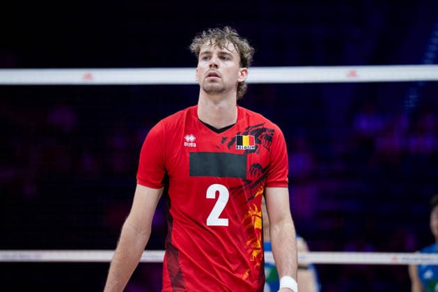 China V Belgium - VNL 2026 Men s Volleyball Nations League. Ferre Reggers competes during the Men s VNL FIVB Volleyball Nations League match between China and Belgium at PreZero Arena in Gliwice, Poland, on June 25, 2026. Gliwice Poland  Copyright: xMarcinxGolbax originalFilename:golba-chinavbe260625_npHfs.jpg