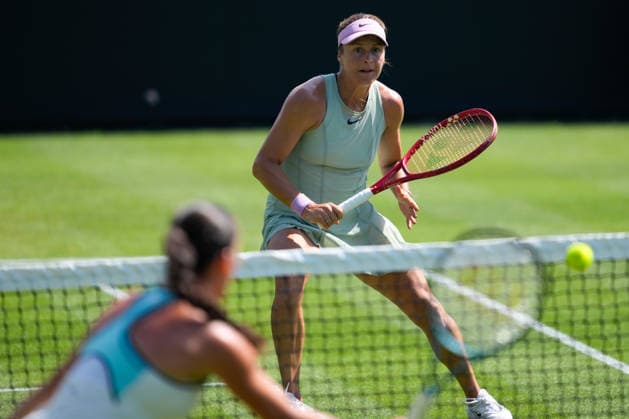 Lexus Eastbourne Open - Day Four Tatjana Maria of Germany competes against Tereza Valentova of the Czech Republic during their quarterfinal match at the 2026 Lexus Eastbourne Open Women s tennis tournament at the Devonshire Park Lawn Tennis Club in Eastbourne, England, on June 25, 2026. Eastbourne United Kingdom  Copyright: xOwenxHammondx originalFilename:hammond-2026lexu260625_npFkP.jpg