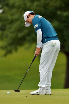 KPMG Women™s PGA, Golf Herren Championship 2026 CHASKA, MINNESOTA - JUNE 25: Hyo Joo Kim of the Republic of Korea putts on the 2nd green during the first round of the KPMG Women™s PGA Championship 2026 at Hazeltine National Golf Club in Chaska, Minnesota, USA Thursday, June 25, 2026. Chaska Minnesota United States  Copyright: xAmyxLemusx originalFilename:lemus-kpmgwome260625_npUYE.jpg