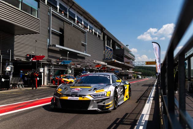 AUTO - GT WORLD CHALLENGE EUROPE ENDURANCE CUP - 24 HOURS OF SPA 2026 66, KASTELIC, Mark (SLO), LEVI, Ariel (ISR), oGAARD, Sebastian (DEN), MAZZOLA, Rocco (ITA), Tresor Attempto Racing, Audi R8 LMS GT3 EVO II, SILVER, action,during the CrowdStrike 24 Hours of Spa 2026, 3rd round of the GT World Challenge Europe Endurance Cup 2026, from June 25 to 28, 2026 on the Circuit de Spa-Francorchamps, in Stavelot, Belgium - StavelotBelgium  Copyright: xMariusxHeckerx