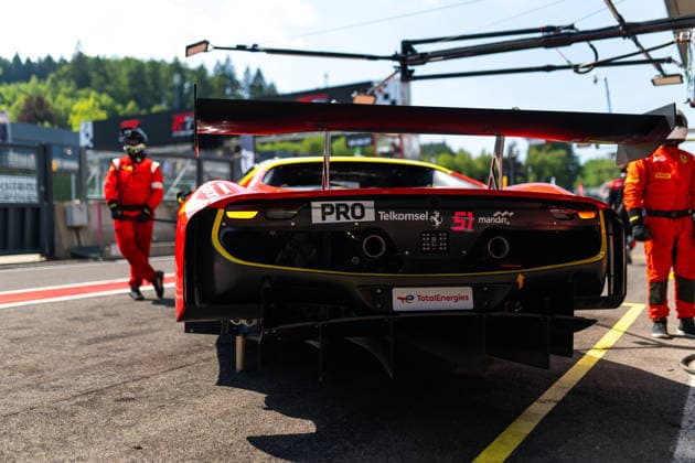 AUTO - GT WORLD CHALLENGE EUROPE ENDURANCE CUP - 24 HOURS OF SPA 2026 51, ROVERA, Alessio (ITA), MOSCA, Tommaso (ITA), NIELSEN, Nicklas (DEN), AF Corse, Ferrari 296 GT3 EVO, PRO, action,during the CrowdStrike 24 Hours of Spa 2026, 3rd round of the GT World Challenge Europe Endurance Cup 2026, from June 25 to 28, 2026 on the Circuit de Spa-Francorchamps, in Stavelot, Belgium - StavelotBelgium  Copyright: xMariusxHeckerx