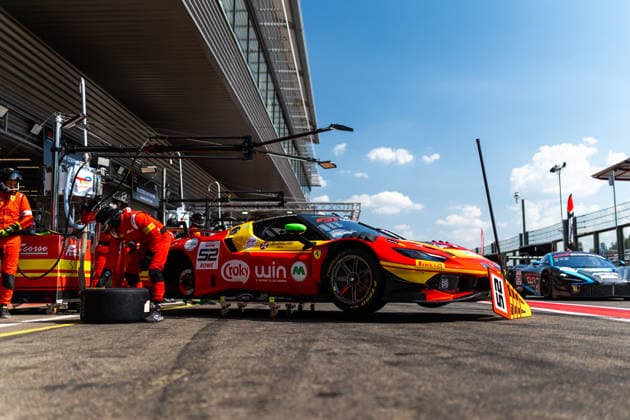 AUTO - GT WORLD CHALLENGE EUROPE ENDURANCE CUP - 24 HOURS OF SPA 2026 52, BRASCHI, Francesco (ITA), MACHIELS, Jeff (BEL), ZAGAZETA, Matias (PER), STADSBADER, Gilles (BEL), AF Corse, Ferrari 296 GT3 EVO, SILVER, action, during the CrowdStrike 24 Hours of Spa 2026, 3rd round of the GT World Challenge Europe Endurance Cup 2026, from June 25 to 28, 2026 on the Circuit de Spa-Francorchamps, in Stavelot, Belgium - StavelotBelgium  Copyright: xMariusxHeckerx