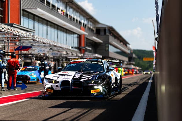 AUTO - GT WORLD CHALLENGE EUROPE ENDURANCE CUP - 24 HOURS OF SPA 2026 32, VAN DER LINDE, Kelvin (RSA), PEPPER, Jordan (RSA), WEERTS, Charles (BEL), Team WRT, BMW M4 GT3 EVO, PRO, action, during the CrowdStrike 24 Hours of Spa 2026, 3rd round of the GT World Challenge Europe Endurance Cup 2026, from June 25 to 28, 2026 on the Circuit de Spa-Francorchamps, in Stavelot, Belgium - StavelotBelgium  Copyright: xMariusxHeckerx