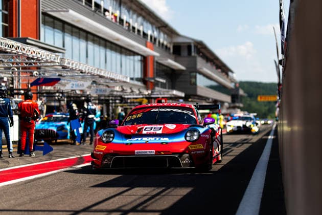 AUTO - GT WORLD CHALLENGE EUROPE ENDURANCE CUP - 24 HOURS OF SPA 2026 89, FONTANA, Alex (SUI), MARDINI, Bashar (UAE), JEFFERIES, Axcil (ZWE), KOLB, Patrick (GER), Lionspeed GP, Porsche 911 GT3 R (992) EVO, BRONZE, action,during the CrowdStrike 24 Hours of Spa 2026, 3rd round of the GT World Challenge Europe Endurance Cup 2026, from June 25 to 28, 2026 on the Circuit de Spa-Francorchamps, in Stavelot, Belgium - StavelotBelgium  Copyright: xMariusxHeckerx