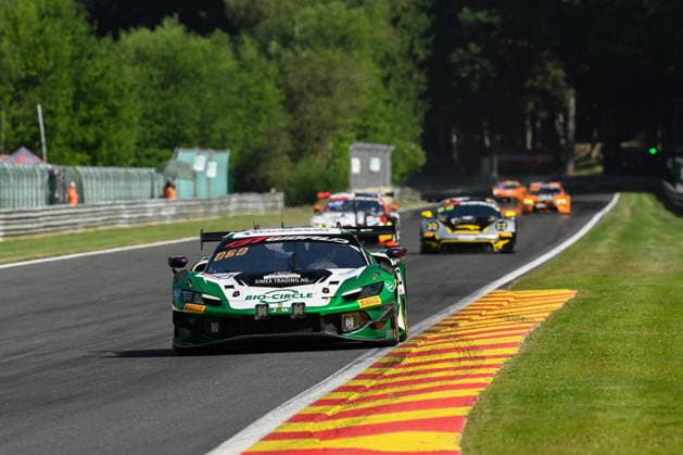 AUTOMOBILE : 24 Heures de SPA Francorchamps - 25 06 2026 60 JMW Motorsport (GBR) Ferrari 296 GT3 EVO (BRONZE) driven by Thomas KIEFER (GER) Rolf INEICHEN (SUI) Tim HEINEMANN (GER) Pierre-Louis CHOVET (FRA), during the CrowdStrike 24 Hours of SPA, 4th round of the GT World Challenge Europe Championship (SRO) on the SPA Francorchamps circuit in Belgium The 25th June 2026. SPA-FRANCORCHAMPSBelgium  Copyright: xMPSxAGENCYx