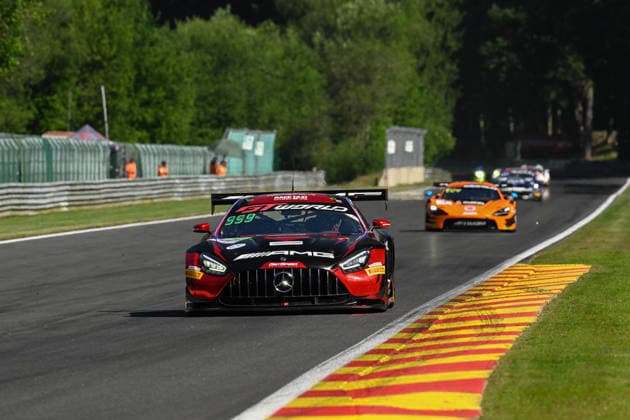 AUTOMOBILE : 24 Heures de SPA Francorchamps - 25 06 2026 999 GetSpeed Team PCX (GER) Mercedes-AMG GT3 EVO driven by Jordan BOISSON (FRA) Patrick CHARLAIX (FRA) Benjamin PAQUE (BEL) Marvin KLEIN (FRA), during the CrowdStrike 24 Hours of SPA, 4th round of the GT World Challenge Europe Championship (SRO) on the SPA Francorchamps circuit in Belgium The 25th June 2026. SPA-FRANCORCHAMPSBelgium  Copyright: xMPSxAGENCYx