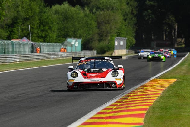 AUTOMOBILE : 24 Heures de SPA Francorchamps - 25 06 2026 914 Razoon - more than racing (AUT) Porsche 911 GT3 R EVO (BRONZE) driven by Edward MCDERMOTT (GBR) Kenzie Reiss BEECROFT (GBR) Carl BENNETT (THA) Bryce FULLWOOD (AUS), during the CrowdStrike 24 Hours of SPA, 4th round of the GT World Challenge Europe Championship (SRO) on the SPA Francorchamps circuit in Belgium The 25th June 2026. SPA-FRANCORCHAMPSBelgium  Copyright: xMPSxAGENCYx