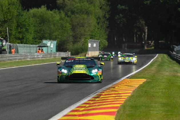 AUTOMOBILE : 24 Heures de SPA Francorchamps - 25 06 2026 7 Comtoyou Racing (BEL) Aston Martin Vantage AMR GT3 EVO (PRO) driven by Mattia DRUDI (SMR) Marco SORENSEN (DEN) Nicki THIIM (DEN), during the CrowdStrike 24 Hours of SPA, 4th round of the GT World Challenge Europe Championship (SRO) on the SPA Francorchamps circuit in Belgium The 25th June 2026. SPA-FRANCORCHAMPSBelgium  Copyright: xMPSxAGENCYx