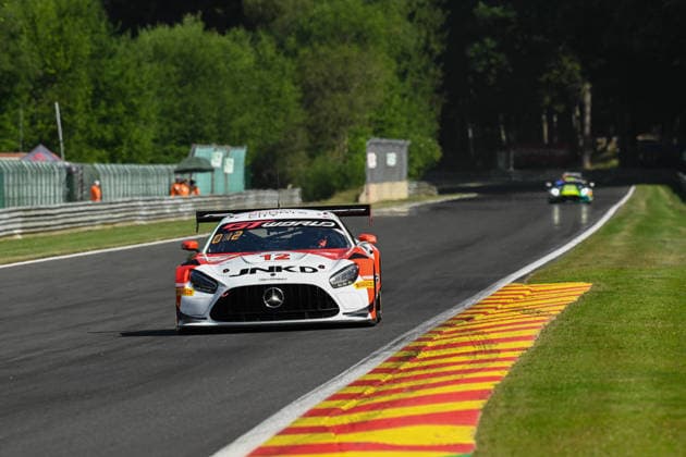 AUTOMOBILE : 24 Heures de SPA Francorchamps - 25 06 2026 12 GetSpeed Team Dubai (UAE) Mercedes-AMG GT3 EVO (BRONZE) driven by Gabriel RINDONE (UAE) Tom KALENDER (GER) Mikael GRENIER (CAN) Jarrod WABERSKI (RSA), during the CrowdStrike 24 Hours of SPA, 4th round of the GT World Challenge Europe Championship (SRO) on the SPA Francorchamps circuit in Belgium The 25th June 2026. SPA-FRANCORCHAMPSBelgium  Copyright: xMPSxAGENCYx