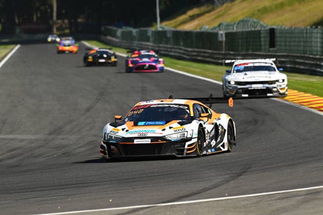 AUTOMOBILE : 24 Heures de SPA Francorchamps - 25 06 2026 88 Tresor Attempto Racing (GER) Audi R8 LMS GT3 EVO II (BRONZE) driven by Carrie SCHREINER (GER) Daniele DI AMATO (ITA) Georgios KOLOVOS (GRE) Sergio SETTE CAMARA (BRA), during the CrowdStrike 24 Hours of SPA, 4th round of the GT World Challenge Europe Championship (SRO) on the Spa-Francorchamps circuit in Belgium The 25th June 2026. SPA-FRANCORCHAMPSBelgium  Copyright: xMPSxAGENCYx