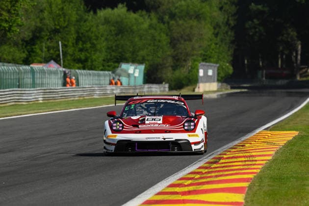 AUTOMOBILE : 24 Heures de SPA Francorchamps - 25 06 2026 86 High Class Racing (DNK) Porsche 911 GT3 R (992) EVO (PRO-AM) driven by Kerong LI (USA) Anders FJORDBACH (DEN) Bo YUAN (CHN) Hongli YE (CHN), during the CrowdStrike 24 Hours of SPA, 4th round of the GT World Challenge Europe Championship (SRO) on the Spa-Francorchamps circuit in Belgium The 25th June 2026. SPA-FRANCORCHAMPSBelgium  Copyright: xMPSxAGENCYx