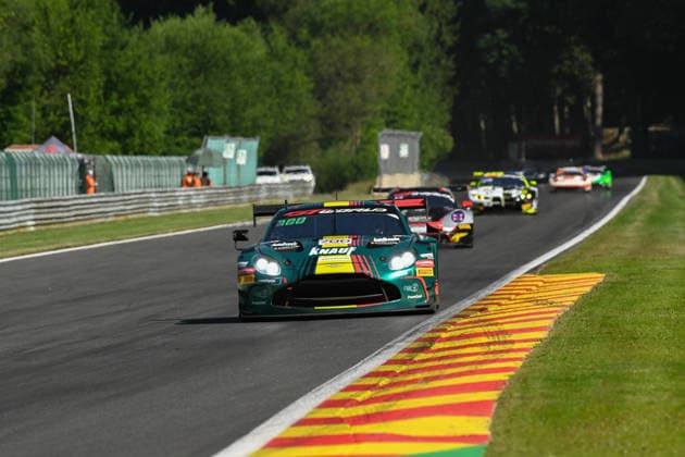 AUTOMOBILE : 24 Heures de SPA Francorchamps - 25 06 2026 700 Comtoyou Racing (BEL) Aston Martin Vantage AMR GT3 EVO (PRO-AM) driven by Nicolas BAERT (BEL) Xavier KNAUF (BEL) GrÃ gory SERVAIS (BEL) Sarah BOVY (BEL), during the CrowdStrike 24 Hours of SPA, 4th round of the GT World Challenge Europe Championship (SRO) on the SPA Francorchamps circuit in Belgium The 25th June 2026. SPA-FRANCORCHAMPSBelgium  Copyright: xMPSxAGENCYx