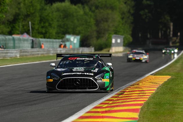 AUTOMOBILE : 24 Heures de SPA Francorchamps - 25 06 2026 20 Team Motopark (AUT) Mercedes-AMG GT3 EVO (SILVER) driven by Christian MANSELL (GBR) Levente REVESZ (HUN) Rui ANDRADE (AGO) Yannick METTLER (SUI), during the CrowdStrike 24 Hours of SPA, 4th round of the GT World Challenge Europe Championship (SRO) on the SPA Francorchamps circuit in Belgium The 25th June 2026. SPA-FRANCORCHAMPSBelgium  Copyright: xMPSxAGENCYx