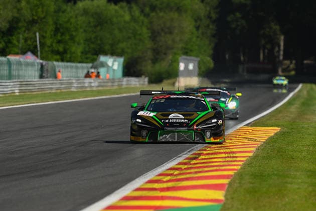 AUTOMOBILE : 24 Heures de SPA Francorchamps - 25 06 2026 111 CSA Racing (FRA) McLaren 720S GT3 EVO (GOLD) driven by James KELL (GBR) Arthur ROUGIER (FRA) Simon GACHET (FRA) Jim PLA (FRA), during the CrowdStrike 24 Hours of SPA, 4th round of the GT World Challenge Europe Championship (SRO) on the Spa-Francorchamps circuit in Belgium The 25th June 2026. SPA-FRANCORCHAMPSBelgium  Copyright: xMPSxAGENCYx