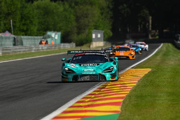 AUTOMOBILE : 24 Heures de SPA Francorchamps - 25 06 2026 44 Greystone GT (GBR) McLaren 720S GT3 EVO (SILVER) driven by Tommy PINTOS (ESP) Jayden KELLY (ESP) Josh RATTICAN (GBR) Zac MEAKIN (GBR), during the CrowdStrike 24 Hours of SPA, 4th round of the GT World Challenge Europe Championship (SRO) on the SPA Francorchamps circuit in Belgium The 25th June 2026. SPA-FRANCORCHAMPSBelgium  Copyright: xMPSxAGENCYx