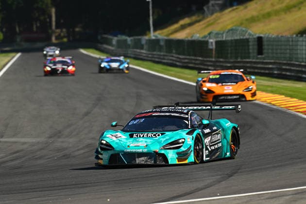 AUTOMOBILE : 24 Heures de SPA Francorchamps - 25 06 2026 44 Greystone GT (GBR) McLaren 720S GT3 EVO (SILVER) driven by Tommy PINTOS (ESP) Jayden KELLY (ESP) Josh RATTICAN (GBR) Zac MEAKIN (GBR), during the CrowdStrike 24 Hours of SPA, 4th round of the GT World Challenge Europe Championship (SRO) on the SPA Francorchamps circuit in Belgium The 25th June 2026. SPA-FRANCORCHAMPSBelgium  Copyright: xMPSxAGENCYx