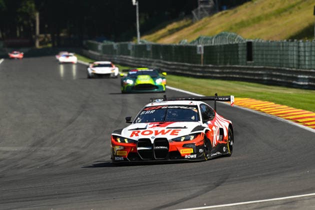 AUTOMOBILE : 24 Heures de SPA Francorchamps - 25 06 2026 98 Rowe Racing (GER) BMW M4 GT3 EVO (PRO) driven by Augusto FARFUS (BRA) Jake DENNIS (GBR) Raffaele MARCIELLO (SUI), during the CrowdStrike 24 Hours of SPA, 4th round of the GT World Challenge Europe Championship (SRO) on the Spa-Francorchamps circuit in Belgium The 25th June 2026. SPA-FRANCORCHAMPSBelgium  Copyright: xMPSxAGENCYx