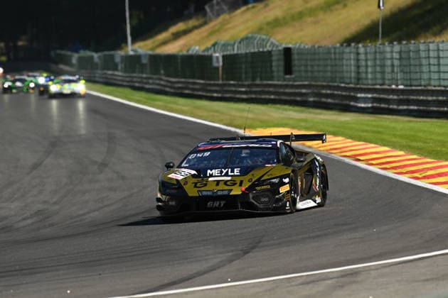 AUTOMOBILE : 24 Heures de SPA Francorchamps - 25 06 2026 63 TGI Team by GRT (AUT) Lamborghini Temerario GT3 (PRO) driven by Franck PERERA (FRA) Maximilian PAUL (GER) Mirko BORTOLOTTI (ITA), during the CrowdStrike 24 Hours of SPA, 4th round of the GT World Challenge Europe Championship (SRO) on the SPA Francorchamps circuit in Belgium The 25th June 2026. SPA-FRANCORCHAMPSBelgium  Copyright: xMPSxAGENCYx