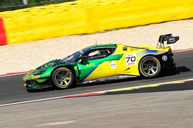 AUTOMOBILE : 24 Heures de SPA Francorchamps - 25 06 2026 70 AF Corse (ITA) Ferrari 296 GT3 EVO (PRO-AM) driven by Custodio TOLEDO (USA) Miguel MOLINA (ESP) Matthieu VAXIVIERE (FRA) Peter DEMPSEY (IRL), during the CrowdStrike 24 Hours of SPA, 4th round of the GT World Challenge Europe Championship (SRO) on the Spa-Francorchamps circuit in Belgium The 25th June 2026. SPA-FRANCORCHAMPSBelgium  Copyright: xMPSxAGENCYx